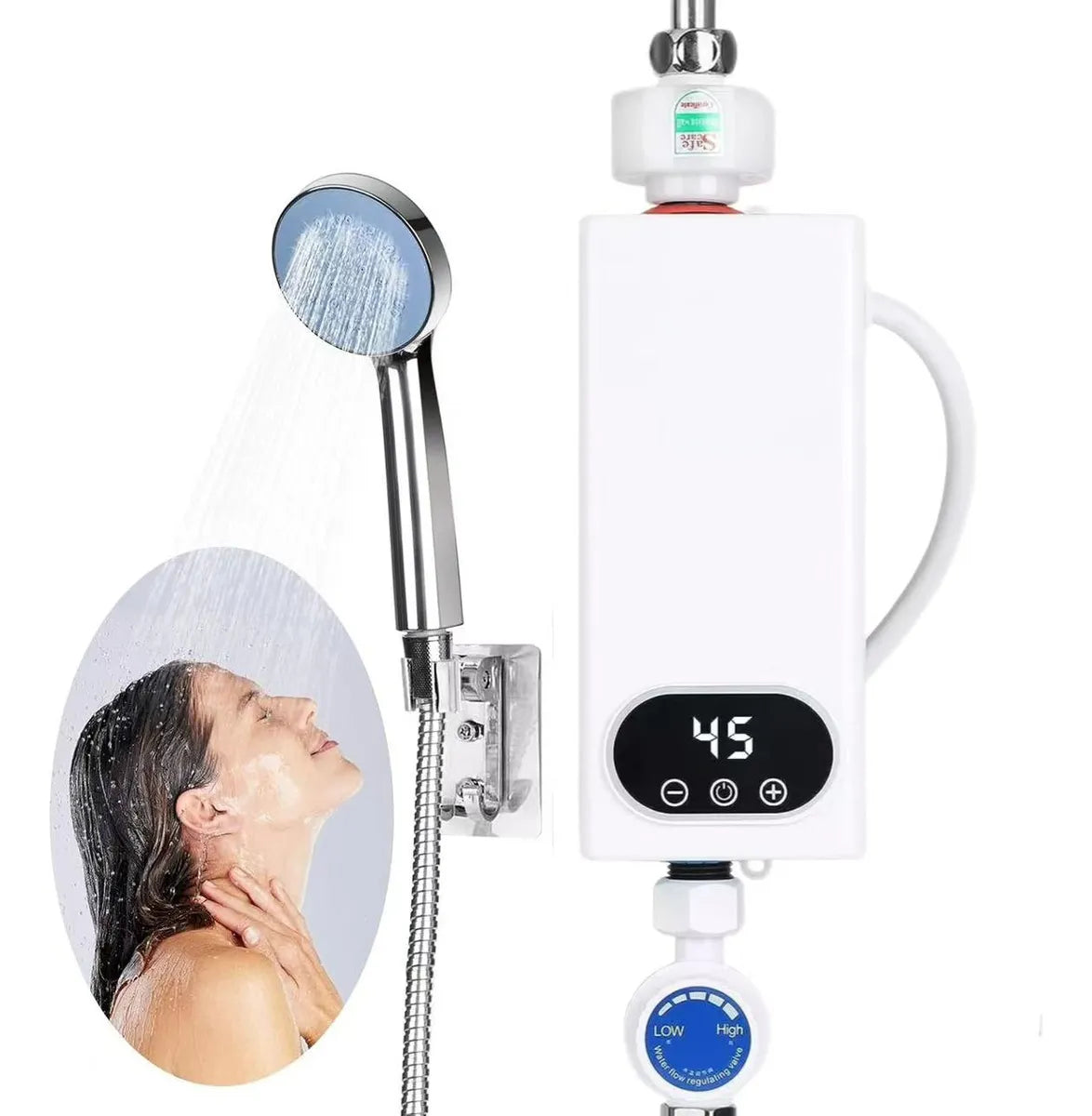 Calentador De Ducha Eléctrico LCD